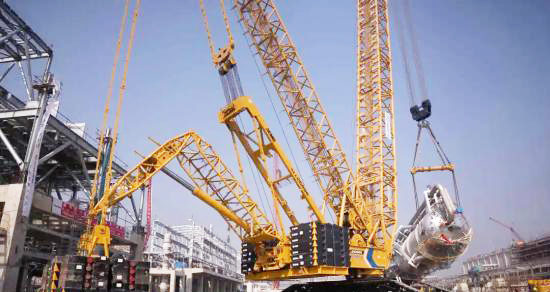 XCMG Breaks Bangladesh's Record for Maximum Tonnage Crawler Crane