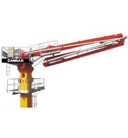 Concrete placing boom