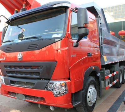 HOWO 334hp 8x4 dump truck model ZZ3257N3647N1