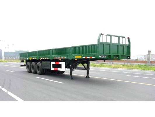 1-2 Tri-axle Fence semi-trailer green.jpg