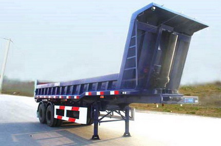 2 Two-axle Dump semi-trailer blue.jpg